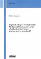 Christel Naujoks - Organ Shortage in Transplantation Medicine: Whose values and on what basis should organ procurement be organised?