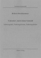 Robert Stockhammer - 'Literatur', nach einem Genozid