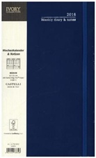 Ivory Taschenkalender (medium) Hellblau 2016