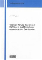 Jens Hoppe - Strangzerteilung in porösen Hohlfasern zur Herstellung monodisperser Emulsionen