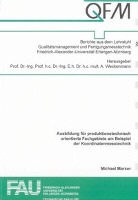 Michael Marxer - Ausbildung für produktionstechnisch orientierte Fachgebiete am Beispiel der Koordinatenmesstechnik