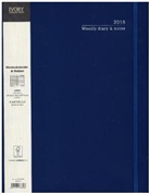 Ivory Taschenkalender (groß) Hellblau 2016