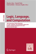 Martin Aher, Danie Hole, Daniel Hole, Emil Je¿ábek, Emil Jerábek, Emil Jeřábek... - Logic, Language, and Computation