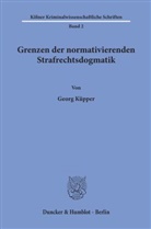 Georg Küpper - Grenzen der normativierenden Strafrechtsdogmatik.