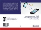 Patrick Finley - A Study Comparing Table and List-Based Smartphone Interface Usability