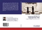 Ujwal Prabhakar Nandekar - Critical Evaluation of Copyright Act, 1957
