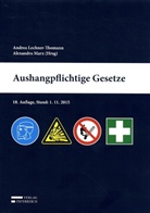 Andrea Lechner-Thomann, Alexandra Marx - Aushangpflichtige Gesetze (f. Österreich)
