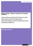 Mauri Bode, Maurice Bode, Franzis Rambow, Franzisk Rambow, Franziska Rambow, Tillma Tschiesche... - Untersuchung abiotischer Faktoren eines Ökosystems und Darstellung der Zusammenhänge zwischen abiotischen und biotischen Faktoren
