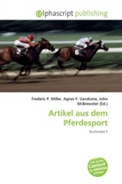 Klara Rosa, John McBrewster, Frederic P. Miller, Agnes F. Vandome - Artikel aus dem Pferdesport