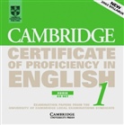 Cambridge Certificate of Proficiency in English 1: Set of 2 Audio-CDs (Audio book)