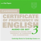 Cambridge Certificate to Proficiency in English 3: 2 Audio-CDs (Audio book)