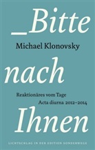 Michael Klonovsky - Bitte nach Ihnen