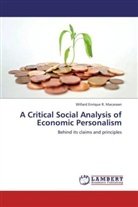 Willard Enrique R Macaraan, Willard Enrique R. Macaraan - A Critical Social Analysis of Economic Personalism