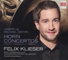 Joseph Haydn, Michael Haydn, Felix Klieser, Wolfgang Amad Mozart, Wolfgang Amadeus Mozart - Horn Concertos / Hornkonzerte / Fragments K.370B/371, 1 Audio-CD (Hörbuch)