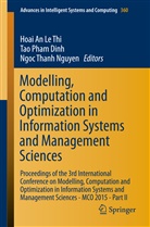 Hoai An Le Thi, Ngoc Thanh Nguyen, Dinh Tao Pham, Ta Pham Dinh, Tao Pham Dinh, Ngoc Thanh Nguyen... - Modelling, Computation and Optimization in Information Systems and Management Sciences