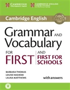 Louis Hashemi, Louise Hashemi, Laura Matthews, Barbar Thomas, Barbara Thomas - Grammar and Vocabulary for First and First for Schools