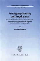 Roland Hefendehl - Vermögensgefährdung und Exspektanzen.