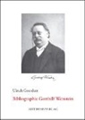 Ulrich Goerdten - Bibliographie Gotthilf Weisstein