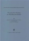 Bayerische Staatsbibliothek - KBM 14/11 Signaturen - Mus. ms. Autoren Q�Z, Anonyma und Sammlungen