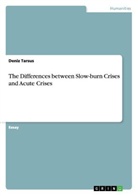 Anonym, Anonymous, Deniz Tarsus - The Differences between Slow-burn Crises and Acute Crises