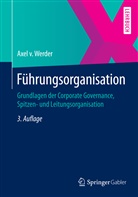 Axel v. Werder, Axel Werder, Axel v Werder, Axel von Werder - Führungsorganisation