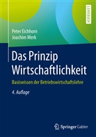 Pete Eichhorn, Peter Eichhorn, Peter (Prof. Dr. Dr. h.c.mult. Eichhorn, Peter (Prof. Dr. Dr. h.c.mult.) Eichhorn, Jo Merk, Joachim Merk - Das Prinzip Wirtschaftlichkeit