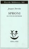 Jacques Derrida, S. Agosti - Sproni. Gli stili di Nietzsche