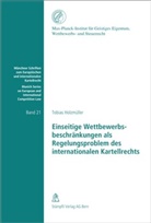 Tobias Holzmüller - Einseitige Wettbewerbsbeschränkungen als Regelungsproblem des internationalen Kartellrechts