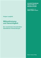 Holger Lengfeld - Mitbestimmung und Gerechtigkeit