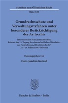 Hans-Joachi Konrad, Hans-Joachim Konrad - Grundrechtsschutz und Verwaltungsverfahren