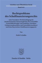 Detlef Czybulka - Rechtsprobleme des Schulfinanzierungsrechts,