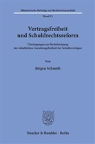 Jürgen Schmidt - Vertragsfreiheit und Schuldrechtsreform.