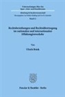 Ulrich Brink, Ulrich (Dr.) Brink - Rechtsbeziehungen und Rechtsübertragung im nationalen und internationalen Effektengiroverkehr.