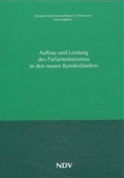 Christine Lieberknecht, Heinrich Oberreuter - Aufbau und Leistung des Parlamentarismus in den neuen Bundesländern