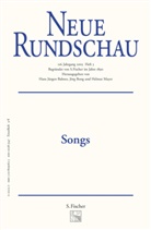 Hans J. Balmes, Hans Jürgen Balmes, Jör Bong, Jörg Bong, Helmut Mayer - Die Neue Rundschau 2005 - Heft 3: Songs