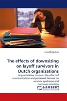 Lena Kholodova - The effects of downsizing on layoff survivors in Dutch organizations