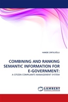 Hande Zirtilo Lu, Hande Zirtilo¿Lu, HANDE ZIRTILOGLU - COMBINING AND RANKING SEMANTIC INFORMATION FOR E-GOVERNMENT: