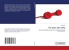 Hay Derkx - For your ears only