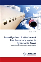 D. Surah, Dr D Surah, Dr. D. Surah - Investigation of attachment line boundary layers in hypersonic flows