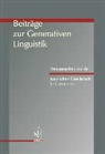 Japanisch Gesellschaft für Germanistik - Beiträge zur Generativen Linguistik