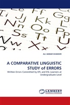Ali A. Khansir, Ali Akbar Khansir - A COMPARATIVE LINGUISTIC STUDY of ERRORS