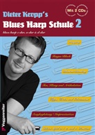 Dieter Kropp - Dieter Kropp's Blues Harp Schule Bd. 2, m. 2 Audio-CD