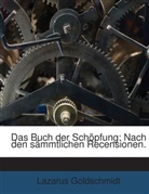 Lazarus Goldschmidt - Das Buch Der Schöpfung: Nach Den Sämmtlichen Recensionen...