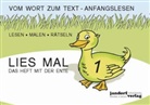 Jan Debbrecht, Pete Wachendorf, Peter Wachendorf - Lies mal! - 1: Das Heft mit der Ente (in Großbuchstaben)