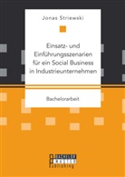 Jonas Striewski - Einsatz- und Einführungsszenarien für ein Social Business in Industrieunternehmen