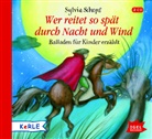 Sylvia Schopf, Hartmut Stanke - Wer reitet so spät durch Nacht und Wind, 2 Audio-CD (Audio book)
