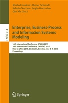 Khaled Gaaloul, Sérgio Guerreiro, Qin Ma, Selmin Nurcan, Selmin Nurcan et al, Raine Schmidt... - Enterprise, Business-Process and Information Systems Modeling