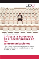 Alex Atahualpa Mayorga León - Crítica a la burocracia en el sector público en las telecomunicaciones