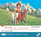 Marianne Loibl, Johanna Spyri, Hannelore Hoger - Heidi - Lehr- und Wanderjahre / Heidi kann brauchen, was es gelernt hat, 2 Audio-CD (Audio book)