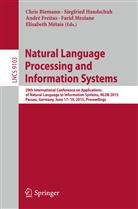 Chris Biemann, Andre Freitas, André Freitas, André Freitas et al, Siegfrie Handschuh, Siegfried Handschuh... - Natural Language Processing and Information Systems